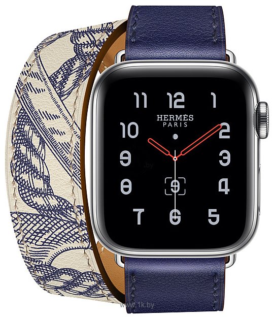 Фотографии Apple Watch Hermes Series 5 40mm GPS + Cellular Stainless Steel Case with Double Tour