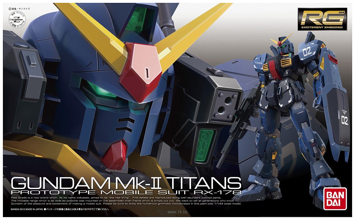 Фотографии Bandai HG 1/144 RX-178 Gundam MK-II (Titans)