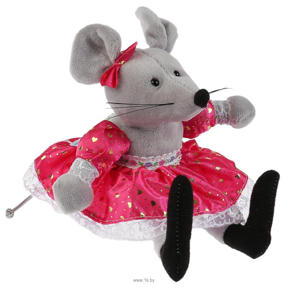 Фотографии Мульти-пульти Мышка с бантиком и в платье 15 см