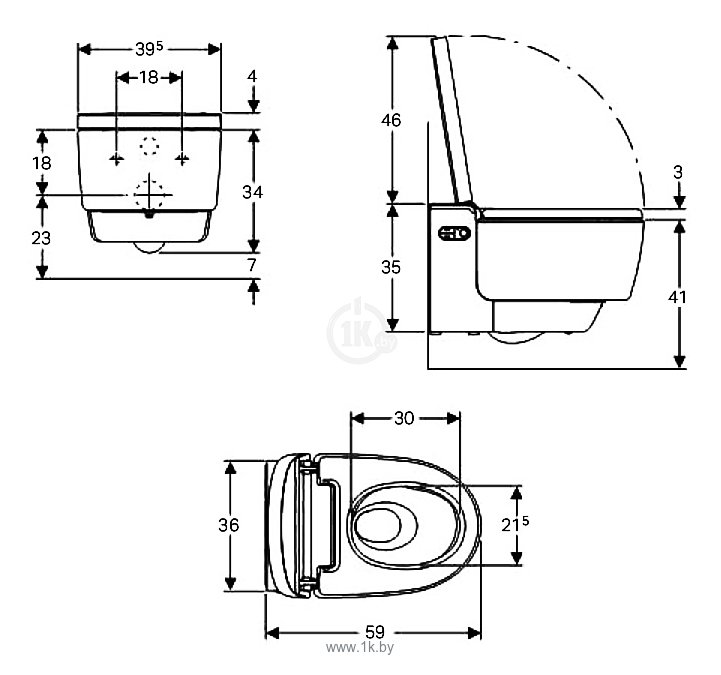 Фотографии Geberit AquaClean Mera Comfort 146.214.11.1