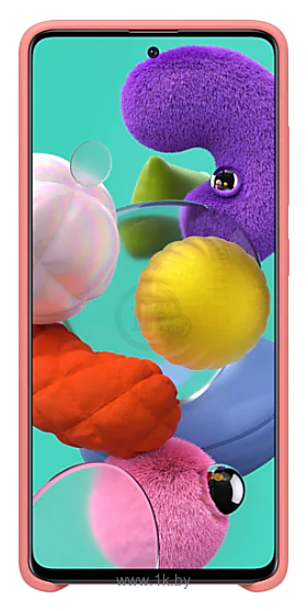 Фотографии Samsung Silicone Cover для Samsung Galaxy A51 (розовый)