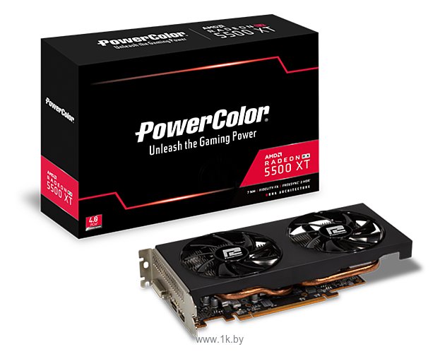 Фотографии PowerColor Radeon RX 5500 4096MB (AXRX 5500 XT 4GBD6-DH/OC)