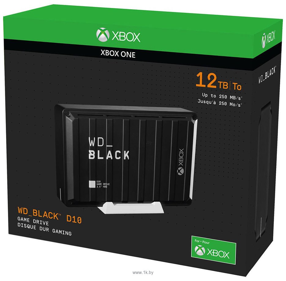Фотографии Western Digital Black D10 Game Drive for Xbox 12TB WDBA5E0120HBK
