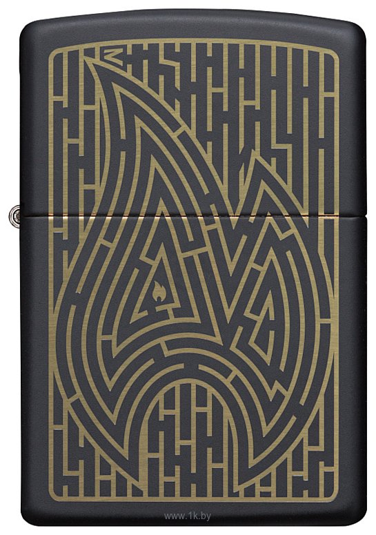 Фотографии Zippo Black Matte Maze 49597