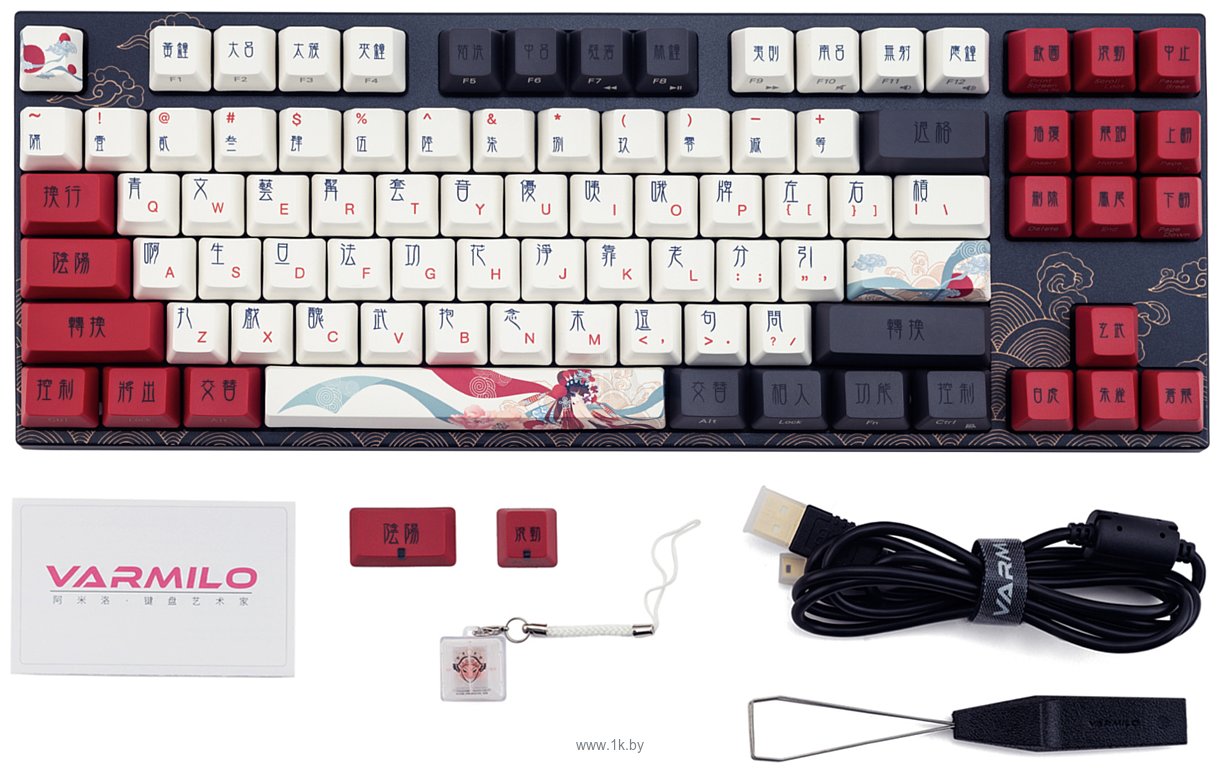 Фотографии Varmilo MA87M Beijing Opera EC Sakura V2 (без кириллицы)