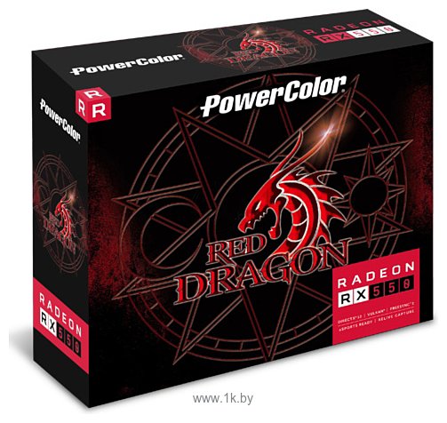 Фотографии PowerColor Red Dragon Radeon RX 550 2GB OC V3 (AXRX 550 2GBD5-DHA/OC)