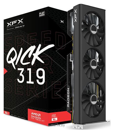 Фотографии XFX Speedster QICK 319 Radeon RX 7800 XT Core Edition (RX-78TQICKF9)