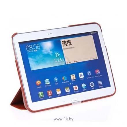Фотографии Hoco Crystal Folder Brown for Samsung Galaxy Tab 3 10.1"