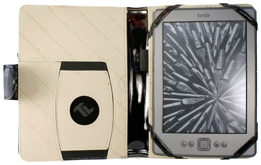Фотографии Tuff-Luv Kindle 4/Kobo Touch Embrace Plus Brogue Black Gloss (C3_20)