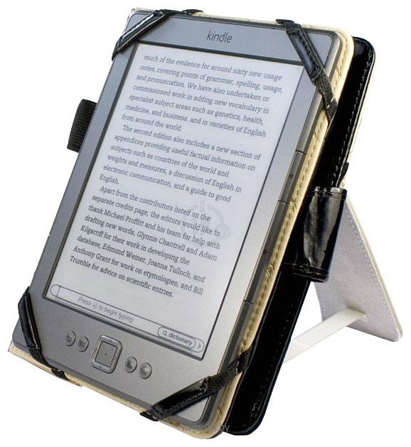 Фотографии Tuff-Luv Kindle 4/Kobo Touch Embrace Plus Brogue Black Gloss (C3_20)