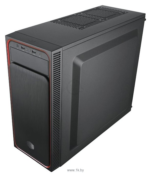 Фотографии Cooler Master MasterBox E500L (MCB-E500L-KA5N-S01) w/o PSU Black/red