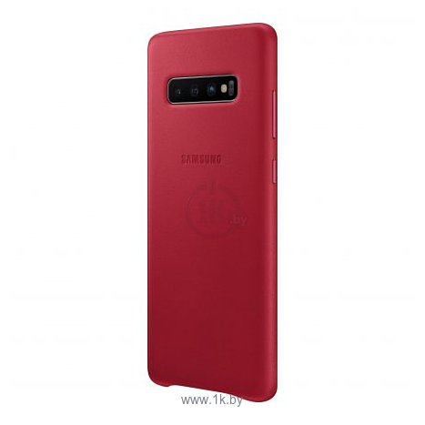 Фотографии Samsung Leather Cover для Samsung Galaxy S10 Plus (красный)