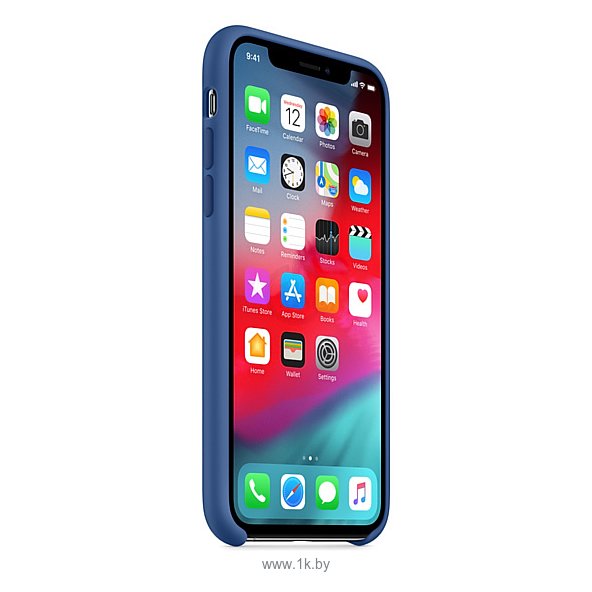 Фотографии Apple Silicone Case для iPhone XS (голландский синий)