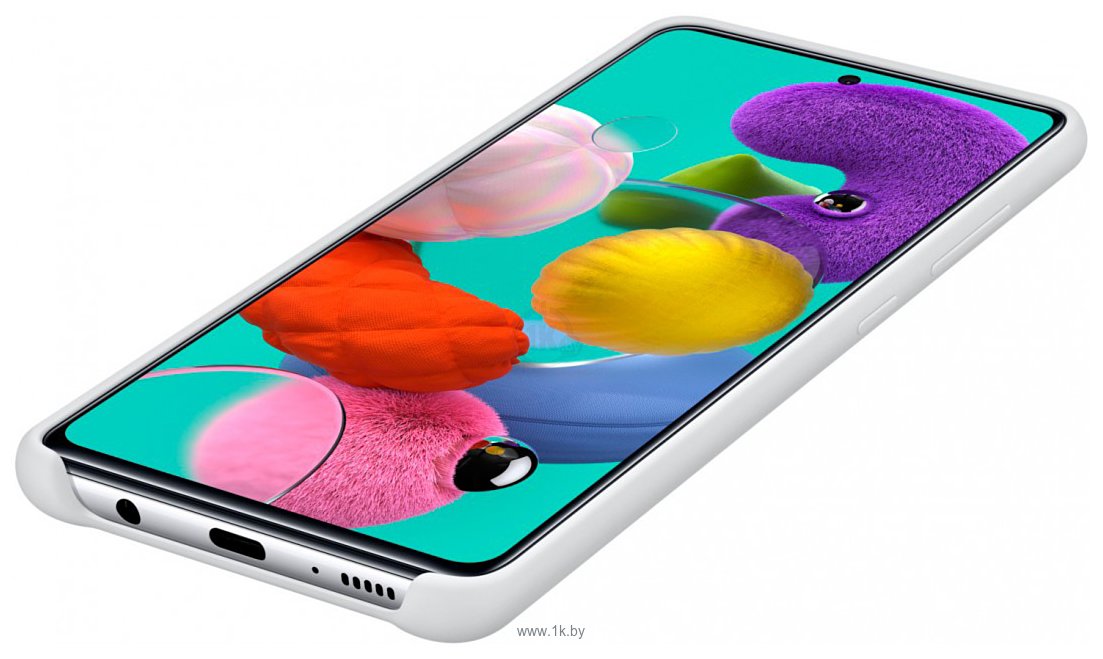 Фотографии Samsung Silicone Cover для Samsung Galaxy A51 (белый)
