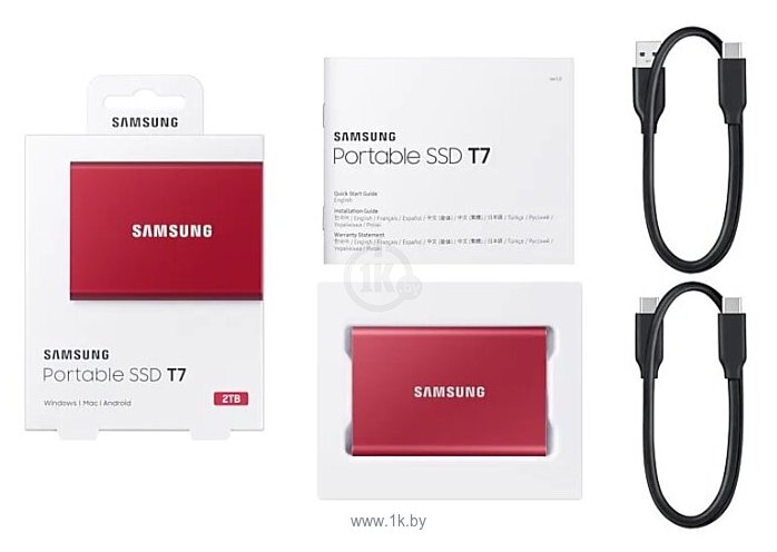 Фотографии Samsung Portable T7 2 ТБ