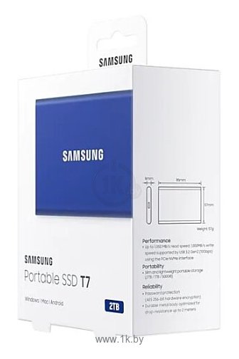 Фотографии Samsung Portable T7 2 ТБ