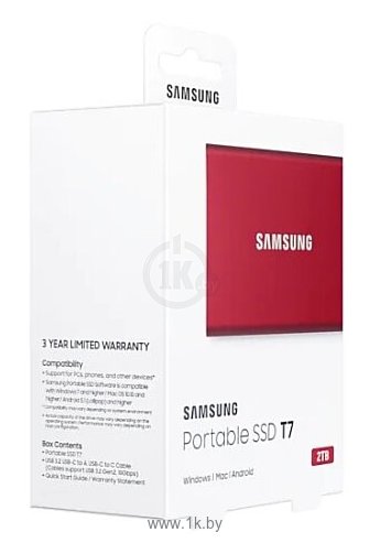 Фотографии Samsung Portable T7 2 ТБ