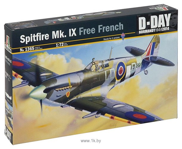 Фотографии Italeri 1365 Spitfire Mk .Ix Free French