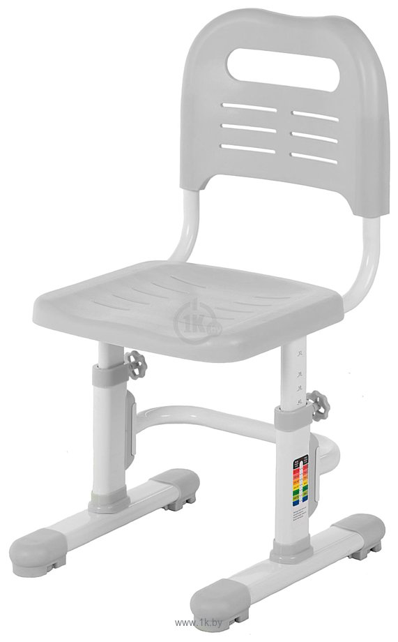 Фотографии Anatomica Smart-10 Plus + стул + надстройка + выдвижной ящик с серым стулом Lux-01 (белый/серый)