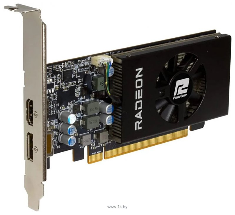Фотографии PowerColor Radeon RX 6400 Low Profile 4GB (AXRX 6400 LP 4GBD6-DH)