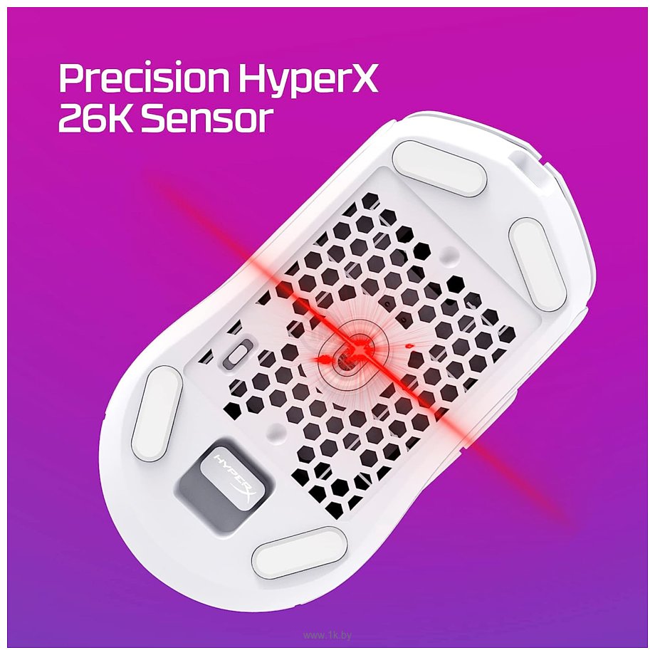 Фотографии HyperX Pulsefire Haste 2 Wireless white