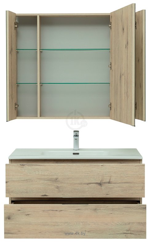 Фотографии Aquanet Комплект мебели для ванной комнаты Алвита New 100 274203