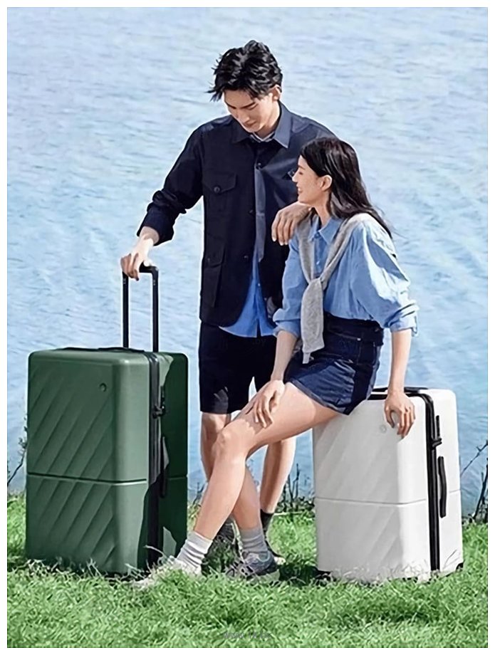 Фотографии Ninetygo Ripple Luggage 24" (оливково-зеленый)