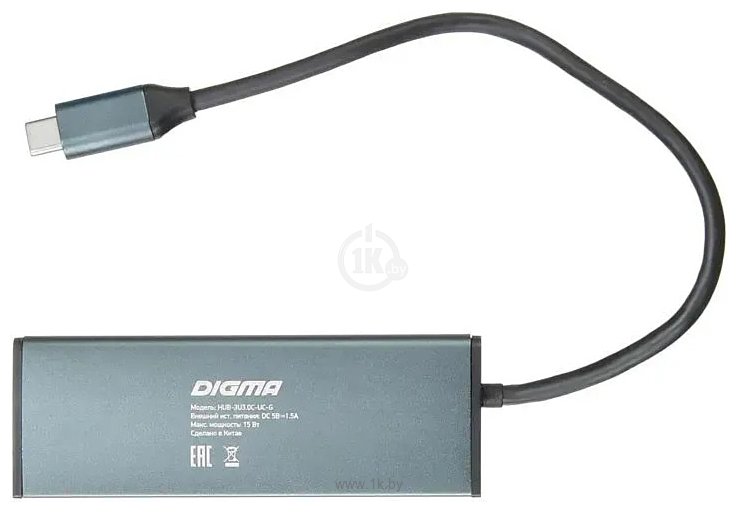 Фотографии Digma HUB-3U3.0С-UC-G