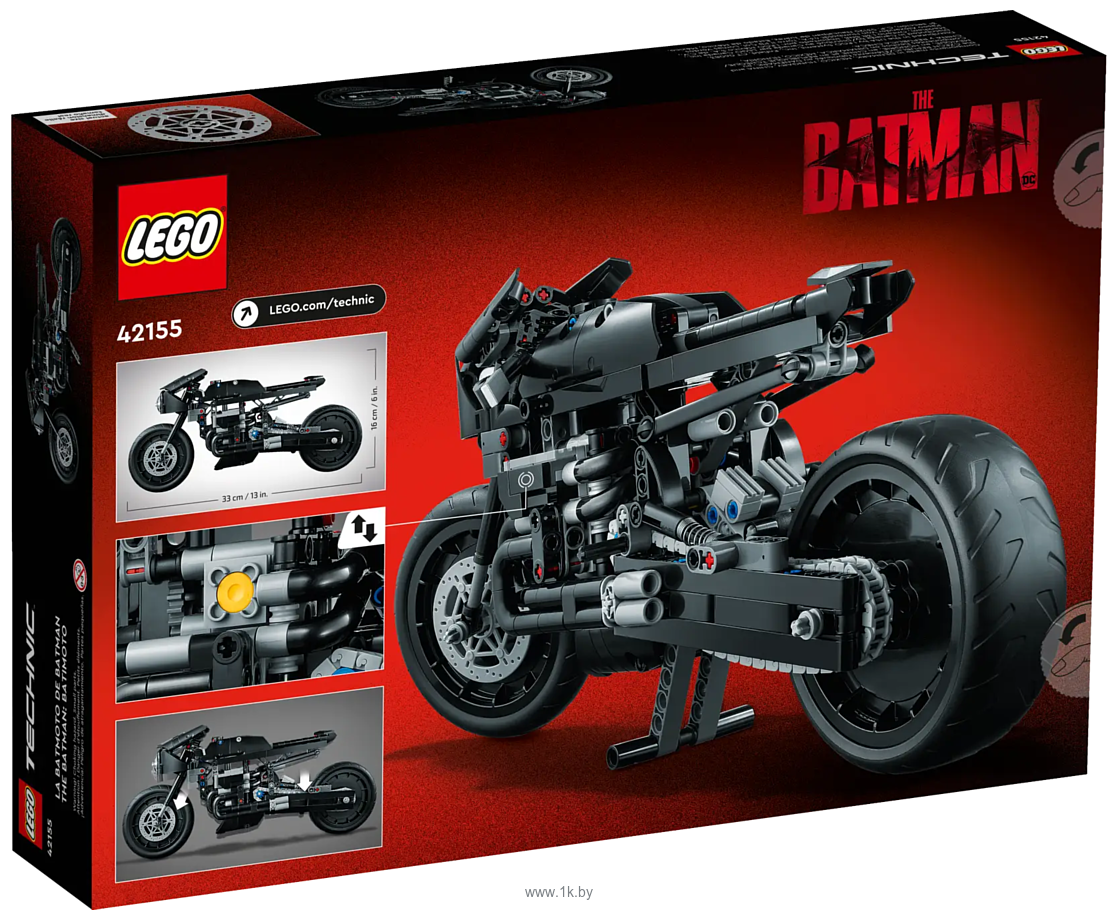 Фотографии LEGO Technic 42155 Бэтмен Бэтцикл