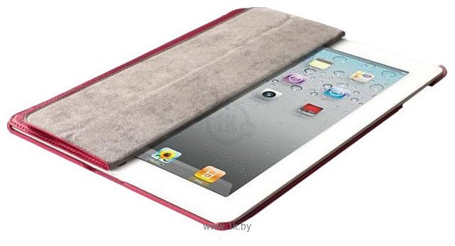 Фотографии Jison iPad 2/3/4 Smart Leather Cover Rose Red (JS-ID2-007)