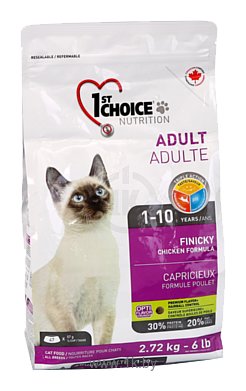 Фотографии 1st Choice (2.72 кг) FINICKY for ADULT CATS