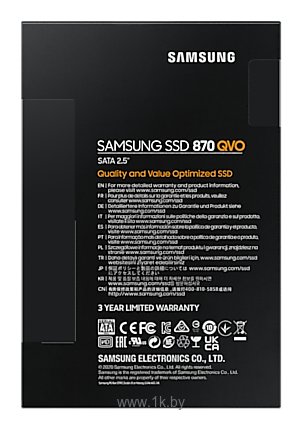 Фотографии Samsung 870 QVO 4000 GB MZ-77Q4T0BW