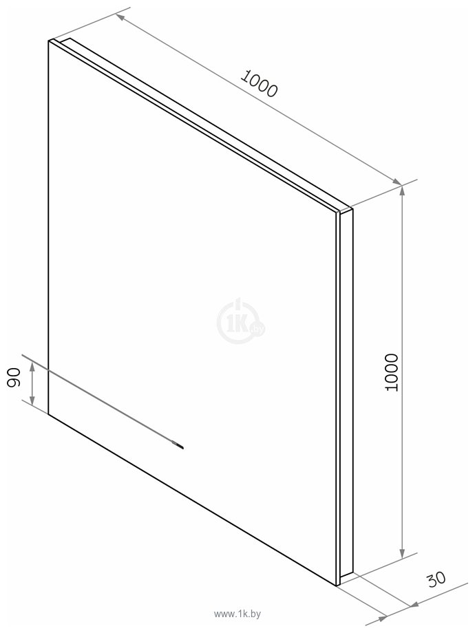 Фотографии Континент  Trezhe LED 100x100