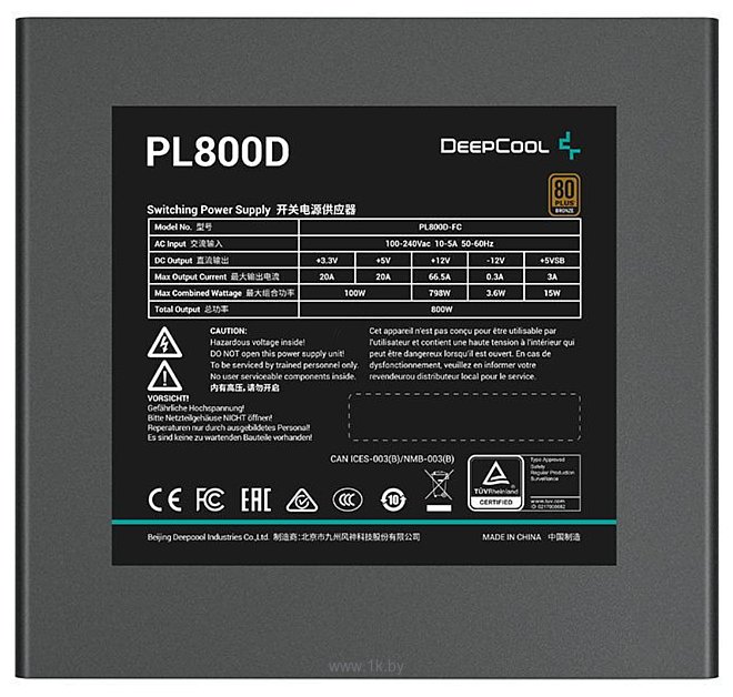 Фотографии DeepCool PL800D