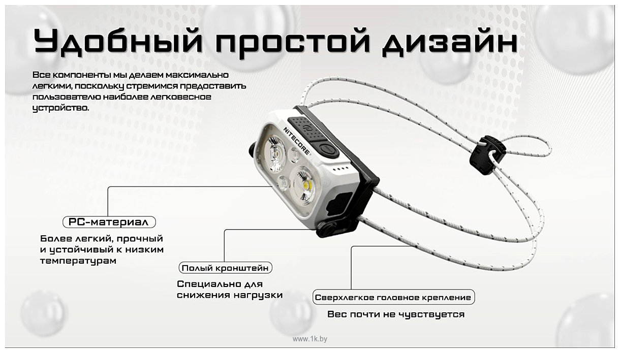 Фотографии Nitecore NU21 (белый)