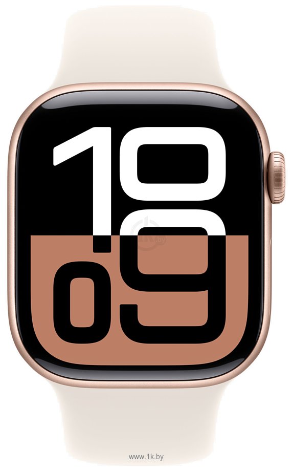 Фотографии Apple Watch Series 10 42 мм (алюминиевый корпус, спортивный силиконовый ремешок S/M)