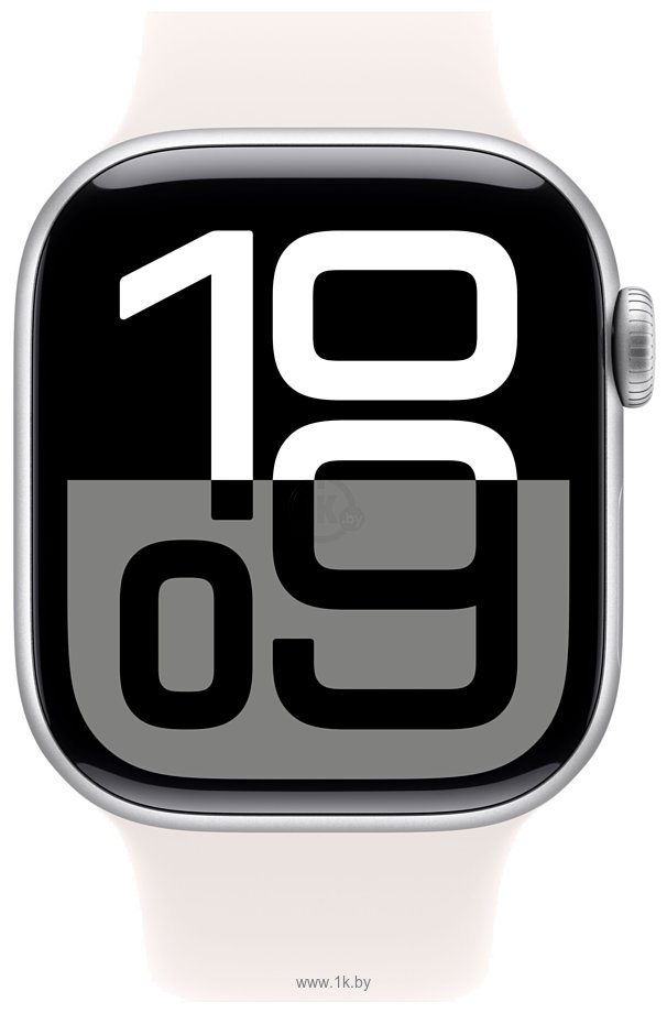 Фотографии Apple Watch Series 10 42 мм (алюминиевый корпус, спортивный силиконовый ремешок S/M)