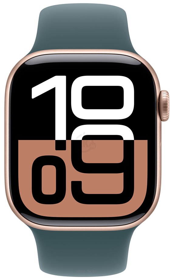Фотографии Apple Watch Series 10 42 мм (алюминиевый корпус, спортивный силиконовый ремешок S/M)