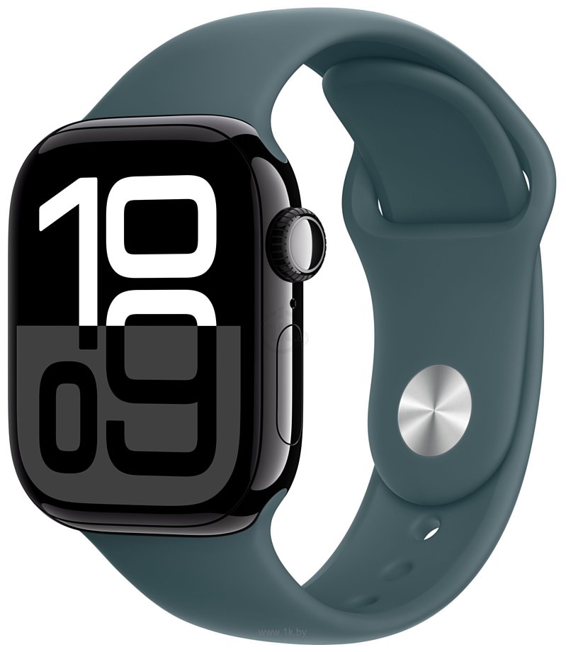 Фотографии Apple Watch Series 10 42 мм (алюминиевый корпус, спортивный силиконовый ремешок S/M)