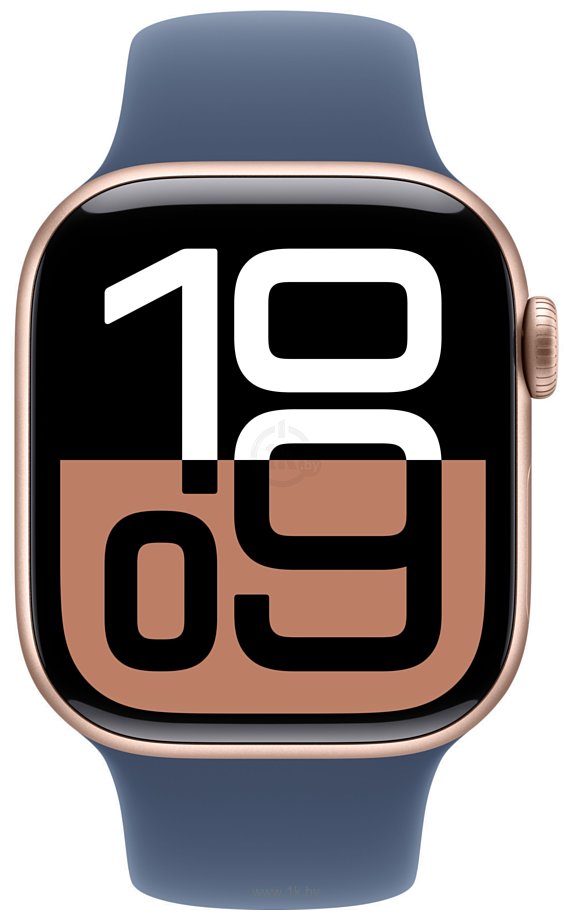 Фотографии Apple Watch Series 10 42 мм (алюминиевый корпус, спортивный силиконовый ремешок S/M)
