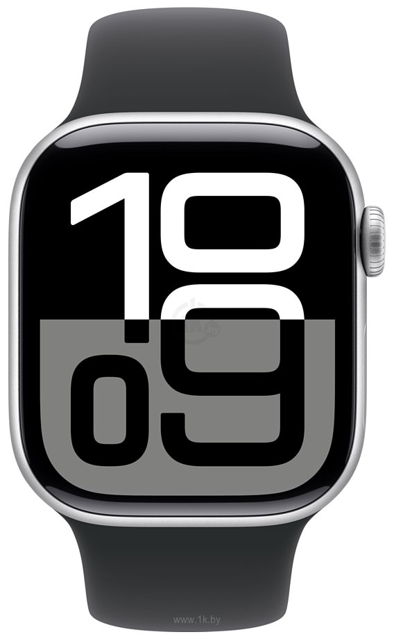 Фотографии Apple Watch Series 10 42 мм (алюминиевый корпус, спортивный силиконовый ремешок S/M)