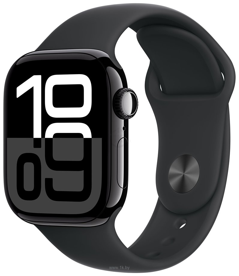 Фотографии Apple Watch Series 10 42 мм (алюминиевый корпус, спортивный силиконовый ремешок S/M)