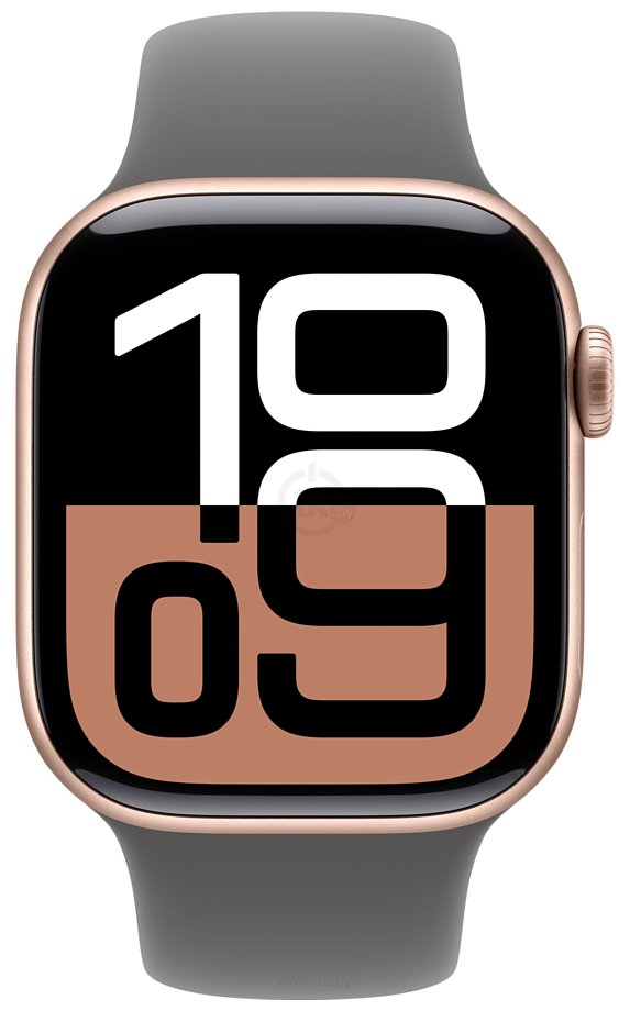 Фотографии Apple Watch Series 10 42 мм (алюминиевый корпус, спортивный силиконовый ремешок S/M)