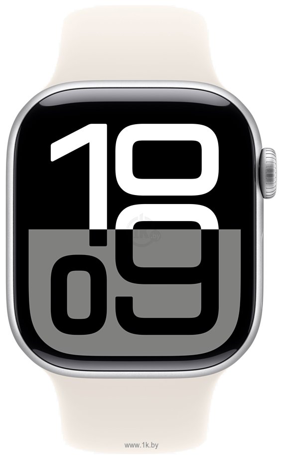 Фотографии Apple Watch Series 10 42 мм (алюминиевый корпус, спортивный силиконовый ремешок S/M)
