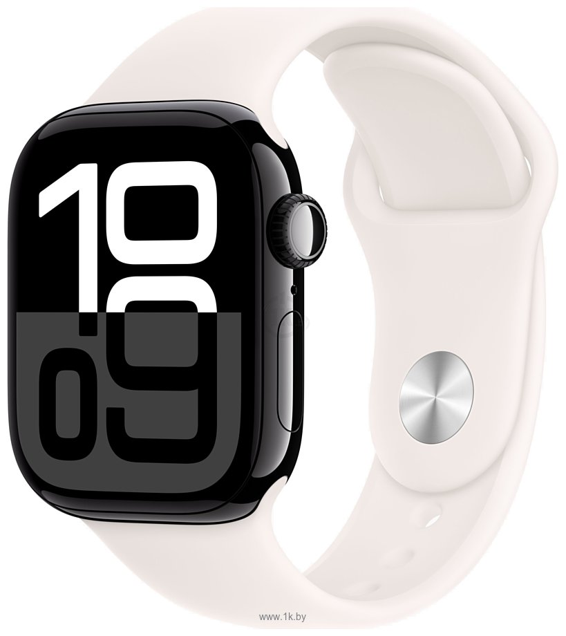 Фотографии Apple Watch Series 10 42 мм (алюминиевый корпус, спортивный силиконовый ремешок S/M)