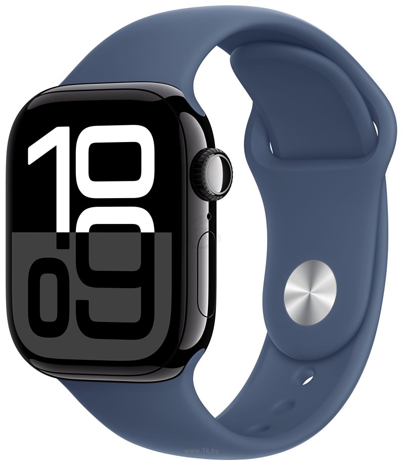 Фотографии Apple Watch Series 10 42 мм (алюминиевый корпус, спортивный силиконовый ремешок S/M)