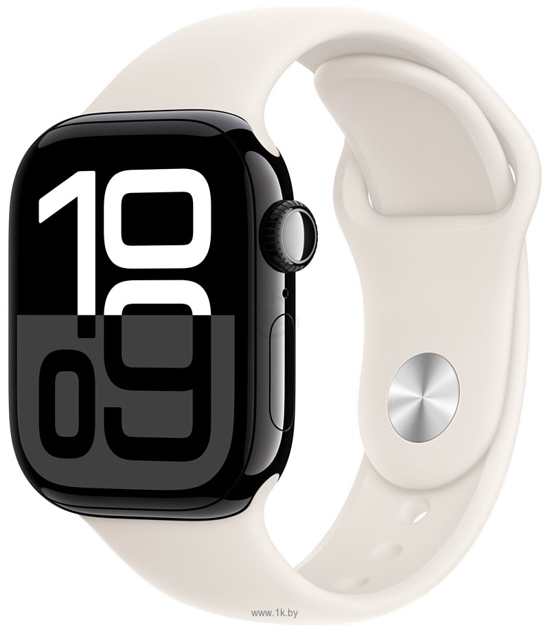Фотографии Apple Watch Series 10 42 мм (алюминиевый корпус, спортивный силиконовый ремешок S/M)