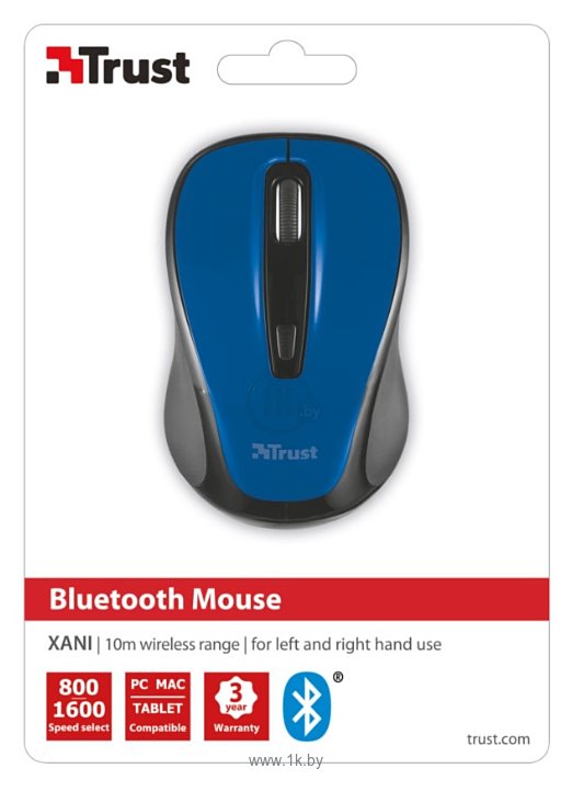 Фотографии Trust Xani Optical Bluetooth Mouse Blue Bluetooth
