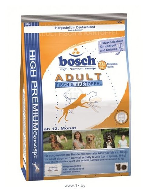 Фотографии Bosch (3 кг) Adult Fish & Potato