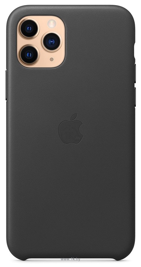 Фотографии Apple Leather Case для iPhone 11 Pro (черный)